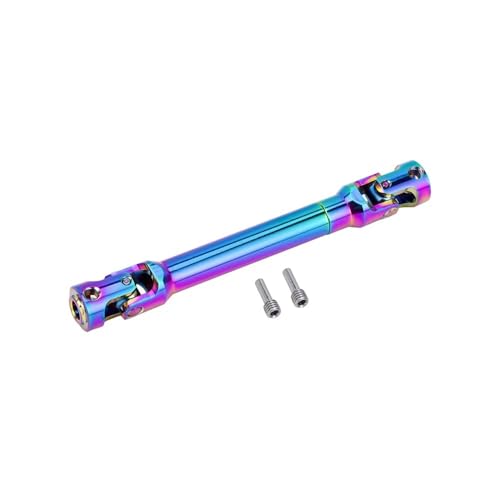 EHxCUF Universalgelenk-Antriebswelle kompatibel mit Buntem Metall Kompatibel mit 1/10 RC Crawler-Modelle CC01 VS04-10 Längen 60 75 86 96 112 121 mm(96-143MM) von EHxCUF