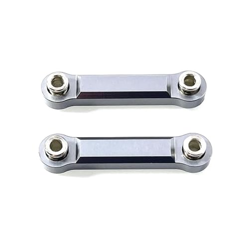 EHxCUF Verbesserte Lenkstange aus Metall Kompatibel mit 1/14 ferngesteuertes Auto, kompatibel mit Hyper Go 14301 14302, modifizierten Zubehörteilen(Titanium) von EHxCUF