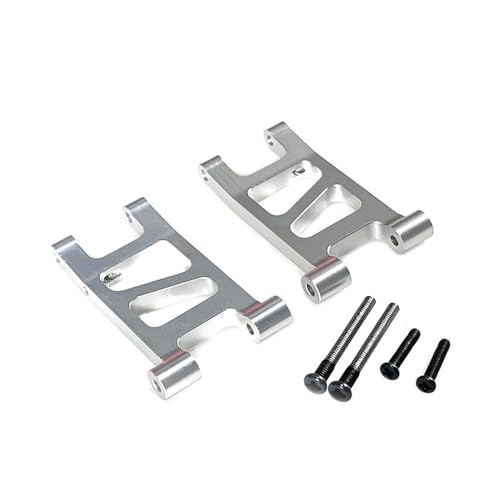 EHxCUF Verbesserte hintere untere Metallschwinge Kompatibel mit RC-Autos im Maßstab 1:14, kompatibel mit ähnlichen Modellen 14301, 14302 und 14303(Silver) von EHxCUF