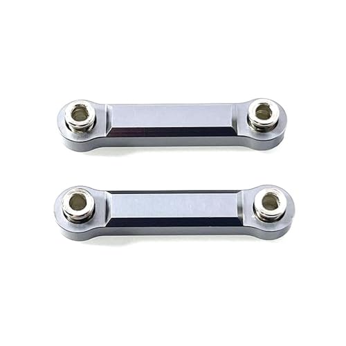 EHxCUF Verbessertes Metall-Lenkstangenzubehör Kompatibel mit 1/14 ferngesteuerte Autos, kompatibel mit 14301 14302 modifizierten Teilen(Titanium) von EHxCUF