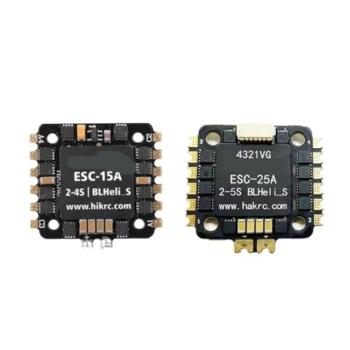 Kompatibel mit Dshot600 Oneshot 20 20 mm RC FPV Racing Drone BLHELI_S 15A 25A 4in1 Brushless ESC SILABS EFM8BB21F16G 2-4S(Mini 15A ESC) von EHxCUF