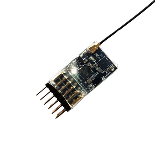 Kompatible ELRS 3.0 PWM CRSF RC FPV-Drohnen 2,4 G 5CH PWM-Empfänger mit 2,0 dBi Kupfer von EHxCUF