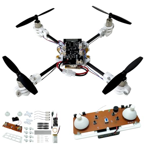 STEM-Quadrocopter-Bausatz mit Coreless-Motoren | Automatisches Schwebe-Tuning, EIN-Knopf-Start & 3D-Flips | Lernen Sie Drohnen-Grundlagen für DIY-Enthusiasten und Schüler von EIELEDIY