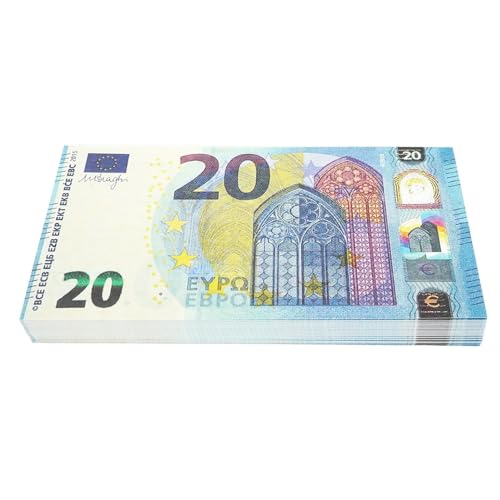 EIGHT4TWO® 100 Stück mit 20 Geldspielzeugen, 20 Banknoten mit einer Größe von 125 % (100 x 20-125 %) von EIGHT4TWO