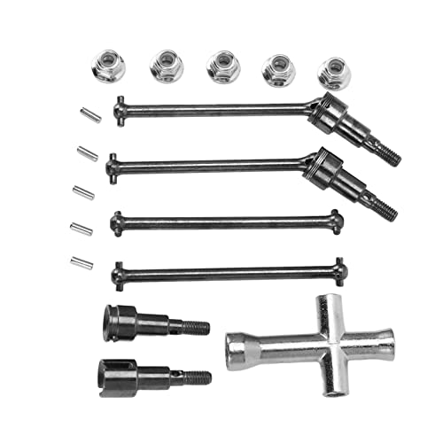 EIMSOAH RC -Autoantriebswellenkit, RC -Vorderantriebswelle, Stahl -CVD -Antriebswelle, für SCY 16101 16102 16103 16201pro 1/16 Auto von EIMSOAH