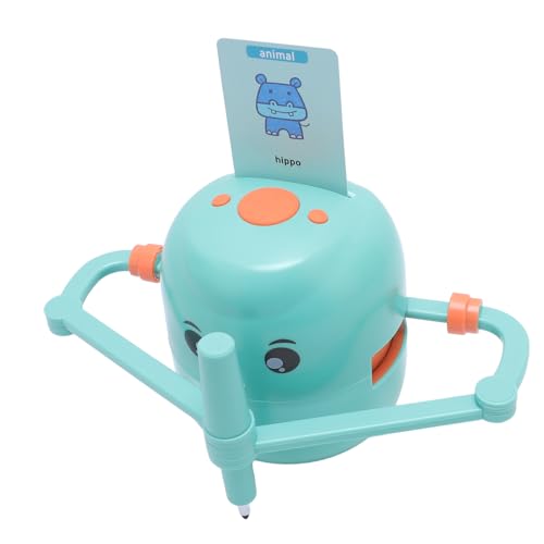 EIMSOAH Smart Drawing Roboter, Kinderkunst Erleuchtung Interaktiver Frühes Bildungszeichner Roboter, Kunstmalmaschine Automatisches Zeichnungsspielzeug für ab 5 Jahren und Höher (Hellgrün) von EIMSOAH