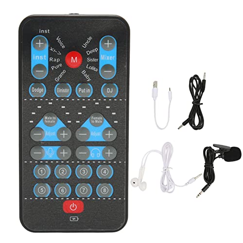 EIMSOAH Voice Changer, Unterstützen Sie Multi -Sprachen Sound Card Microfon Voice Changer mit 8 Soundeffekten für Mobiltelefoncomputer EIMSOAH Voice Changer, Unterstützen Sie Multi -Sprachen Sound Card Microfon Voice Changer mit 8 Soundeffekten für Mobiltelefoncomputer von EIMSOAH