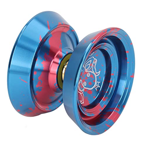 EIMSOAH Yoyo Ball, Nicht Reagierende Aluminiumlegierung des Wettbewerbs Yoyo Ball für den Wettbewerb mit Handschuh 3PCS -Saiten (Blau) von EIMSOAH