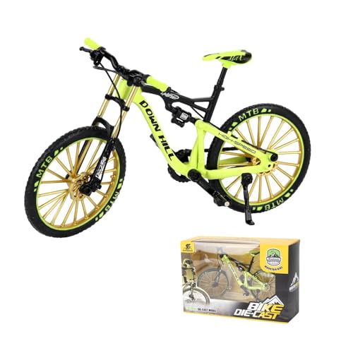 EIMZU Finger Fahrrad Modell, Mini-Mountainbike-Spielzeug, 1:10 Simuliertes Fahrrad-Modell, Miniatur Finger Bike, Miniatur-Finger-Mountainbike EIMZU Finger Fahrrad Modell, Mini-Mountainbike-Spielzeug, 1:10 Simuliertes Fahrrad-Modell, Miniatur Finger Bike, Miniatur-Finger-Mountainbike von EIMZU