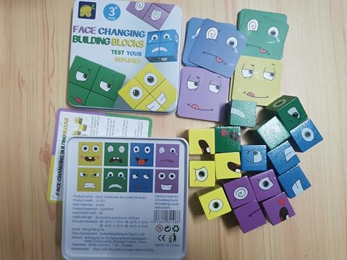 EINEUWU Brettspiel für Kinder & Erwachsene, Bunte Blöcke Familienspiel Gesellschaftsspiel, Perfekt als Kinderspiel & Reisespiel & Partyspiel, Emoji Würfelspiel für 1-4 Spieler, 3+ Alter EINEUWU Brettspiel für Kinder & Erwachsene, Bunte Blöcke Familienspiel Gesellschaftsspiel, Perfekt als Kinderspiel & Reisespiel & Partyspiel, Emoji Würfelspiel für 1-4 Spieler, 3+ Alter von EINEUWU