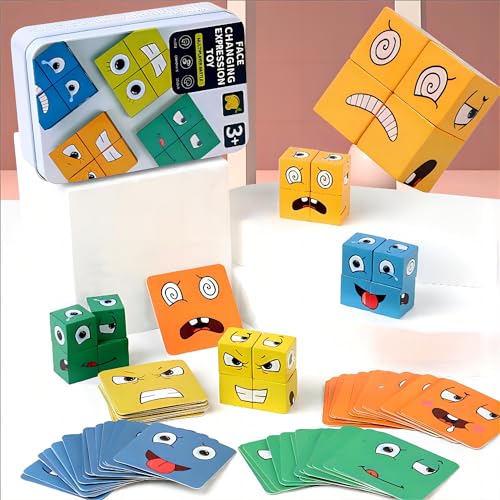 EINEUWU Brettspiel für Kinder & Erwachsene, Bunte Blöcke Familienspiel Gesellschaftsspiel, Perfekt als Kinderspiel & Reisespiel & Partyspiel, Emoji Würfelspiel für 1-4 Spieler, 3+ Alter EINEUWU Brettspiel für Kinder & Erwachsene, Bunte Blöcke Familienspiel Gesellschaftsspiel, Perfekt als Kinderspiel & Reisespiel & Partyspiel, Emoji Würfelspiel für 1-4 Spieler, 3+ Alter von EINEUWU