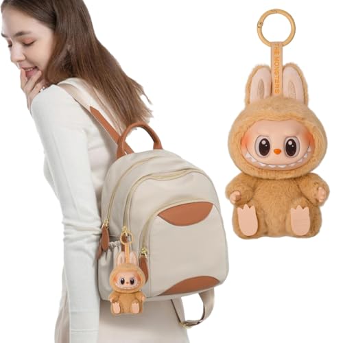EIOURVY Labubu Puppe, 17 cm Labubu Keychain, Labubu Monster Kuscheltier, Geeignet für Schulranzen und Schlüsselanhänger, Sitzung EIOURVY Labubu Puppe, 17 cm Labubu Keychain, Labubu Monster Kuscheltier, Geeignet für Schulranzen und Schlüsselanhänger, Sitzung von EIOURVY