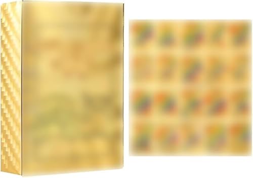 EIROVYA 55 Stück Sammelkartenspiel Verschiedene Karten Schwarz Gold Seltene Karten Set, Keine Duplikate Karikaturen Comics Sammelkarten Kartenspiele（A） von EIROVYA