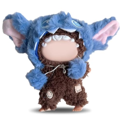 EIROVYA labobo kleidung,Verstellbarer Hut,Stitc Hut,bekleidung für 17cm labobo plüsch,Niedliche Mini Plüsch Puppen Kleidung Outfit nur Bekleidungs zubehör DIY Kinder Geschenke von EIROVYA