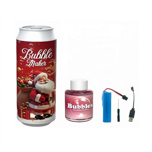 Halloween-Blase, gruselige Soundeffekte, Lichter, Blasen, automatisches Blasen-Spielzeug für Kinder, Sommer, Outdoor, Party, Hochzeit (rot) von EIRZNGXQ