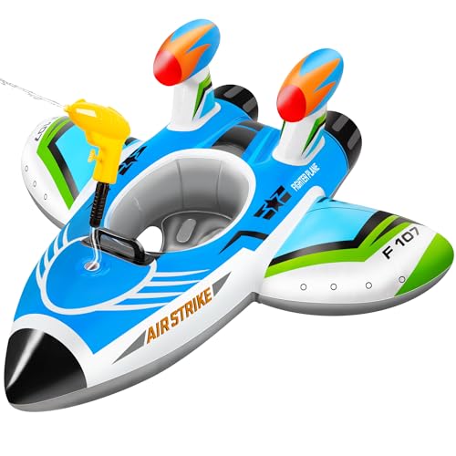 EIVONDA Schwimmring Baby mit Wasserpistole Schwimmring Kinder 3-6 Jahre Aufblasbarer Pool Schwimmsitz Baby Schwimmhilfe mit Griff Pool Spielzeug für Kleinkind Sommer Wasser Spiele EIVONDA Schwimmring Baby mit Wasserpistole Schwimmring Kinder 3-6 Jahre Aufblasbarer Pool Schwimmsitz Baby Schwimmhilfe mit Griff Pool Spielzeug für Kleinkind Sommer Wasser Spiele von EIVONDA