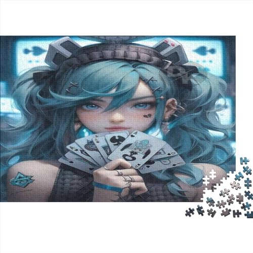 AI Girl 1000 Teile Premium-Puzzles Für Erwachsene - Spaß Und Lernspiele - Perfekte Magic Puzzle-Geschenke 1000pcs (75x50cm) von EKIDAZ