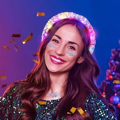 EKKONG Leuchtende Stirnband, LED Laser Haarband, Leuchtender Haarschmuck Festival, Blinkende LED Haarbänder, Party Kopfbedeckung für Halloween, Weihnachten, Neujahr, Karneval EKKONG Leuchtende Stirnband, LED Laser Haarband, Leuchtender Haarschmuck Festival, Blinkende LED Haarbänder, Party Kopfbedeckung für Halloween, Weihnachten, Neujahr, Karneval von EKKONG