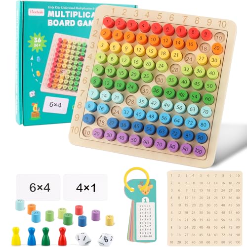 Montessori Multiplikationsbrett, Multiplikationstafel Holz, Multiplikationstabelle Kinder Lernen, Montessori Einmaleins Brett, 1x1 Lernen Spiel für Mathematische Manipulationen Kinderzählspielzeug Montessori Multiplikationsbrett, Multiplikationstafel Holz, Multiplikationstabelle Kinder Lernen, Montessori Einmaleins Brett, 1x1 Lernen Spiel für Mathematische Manipulationen Kinderzählspielzeug von EKKONG