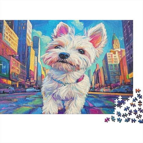 West Highland White Terrier Puzzles1000 Teile, Puzzle Für Erwachsene, Geschicklichkeitsspiel Für Die Ganze Familie, Klassische Puzzle,GeburtstagsErwachsenen Puzzlespiel Puzzel 1000pcs (75x50c West Highland White Terrier Puzzles1000 Teile, Puzzle Für Erwachsene, Geschicklichkeitsspiel Für Die Ganze Familie, Klassische Puzzle,GeburtstagsErwachsenen Puzzlespiel Puzzel 1000pcs (75x50c von EKZLQJWPN