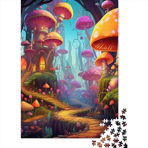 Wunderland Puzzles 1000 Teile Schwer Puzzle Spielzeug Lernspiel Impossible Herausforderung Spielzeug Für Erwachsene Und Kinder Ab 14 Jahren 1000pcs (75x50cm) von EKZLQJWPN