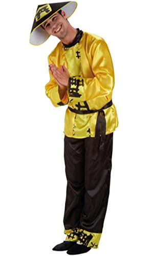 EL REY DEL CARNAVAL, SL Chinese Yao-Kostüm für Erwachsene Einheitsgröße EL REY DEL CARNAVAL, SL Chinese Yao-Kostüm für Erwachsene Einheitsgröße von EL REY DEL CARNAVAL, SL