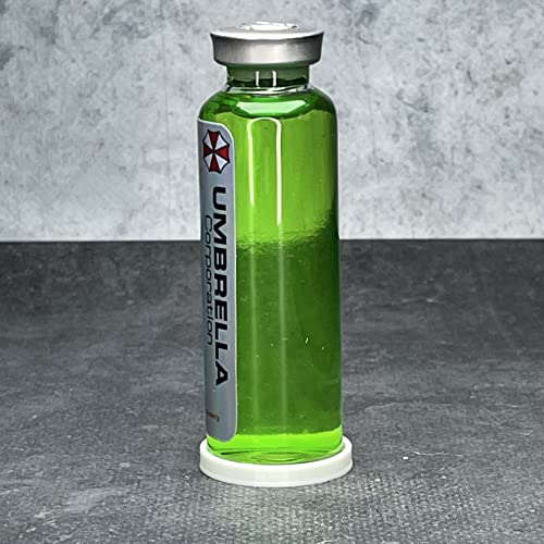 ELACE Phiole Virus 02 T Anti-Virus - Resident Evil Cosplay - Fan Art Verwendung - Ideal für Sammlung - Maße: 85 mm x 25 mm - Typ A von ELACE