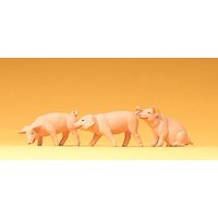 PREISER 47048 Elastolin Tierfiguren 1:25 3 Ferkel von ELASTOLIN