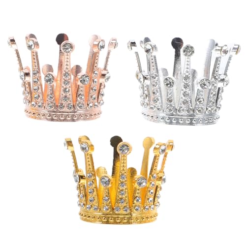 3Stücke Mini Krone Tortenaufsatz Roségold Strass Kuchen Dekoration für Hochzeit Langlebig Einfach zu Verwenden 3Stücke Mini Krone Tortenaufsatz Roségold Strass Kuchen Dekoration für Hochzeit Langlebig Einfach zu Verwenden von ELAYARD