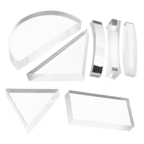 ELAYARD Wissenschaftsunterricht 7-teiliges Optisches Glaslinsen-set Konkav-konvex Für Physik-experimente ELAYARD Wissenschaftsunterricht 7-teiliges Optisches Glaslinsen-set Konkav-konvex Für Physik-experimente von ELAYARD