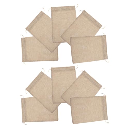 ELAYARD 10 Stück Kleine Jutesäckchen mit Kordelzug aus Natürlichem Leinen Robuste Wiederverwendbare Geschenktüten für Schmuck Partygeschenke Hochzeit Geburtstage und Süßigkeiten ELAYARD 10 Stück Kleine Jutesäckchen mit Kordelzug aus Natürlichem Leinen Robuste Wiederverwendbare Geschenktüten für Schmuck Partygeschenke Hochzeit Geburtstage und Süßigkeiten von ELAYARD