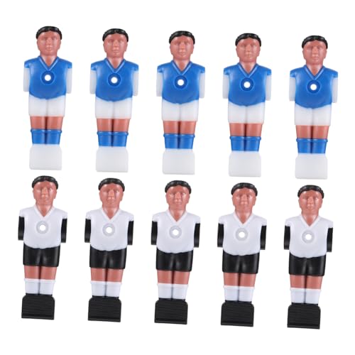 ELAYARD 10 Stück Teiliges Foosball Spieler aus Langlebigem Material für Tischfußball für Standard Tischkickerstangen Widerstandsfähig und Geruchlos Geeignet für Gesellschaftsspiele und ELAYARD 10 Stück Teiliges Foosball Spieler aus Langlebigem Material für Tischfußball für Standard Tischkickerstangen Widerstandsfähig und Geruchlos Geeignet für Gesellschaftsspiele und von ELAYARD