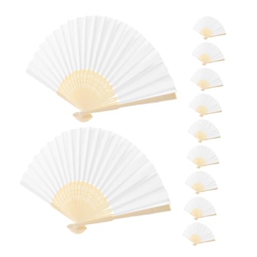 ELAYARD 15 Stück Teiliges Faltbare Weiße Papier Handfächer aus Leicht und Tragbar für DIY Hochzeit Partydekoration und Kreative Gestaltungsmöglichkeiten ELAYARD 15 Stück Teiliges Faltbare Weiße Papier Handfächer aus Leicht und Tragbar für DIY Hochzeit Partydekoration und Kreative Gestaltungsmöglichkeiten von ELAYARD