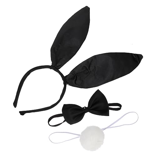 ELAYARD 1Satz Kaninchenohren Haarreif Set Plüsch Kopfschmuck für Kostümparty Karneval und Festivals mit Fliege und Leicht und Langlebig für Erwachsene ELAYARD 1Satz Kaninchenohren Haarreif Set Plüsch Kopfschmuck für Kostümparty Karneval und Festivals mit Fliege und Leicht und Langlebig für Erwachsene von ELAYARD