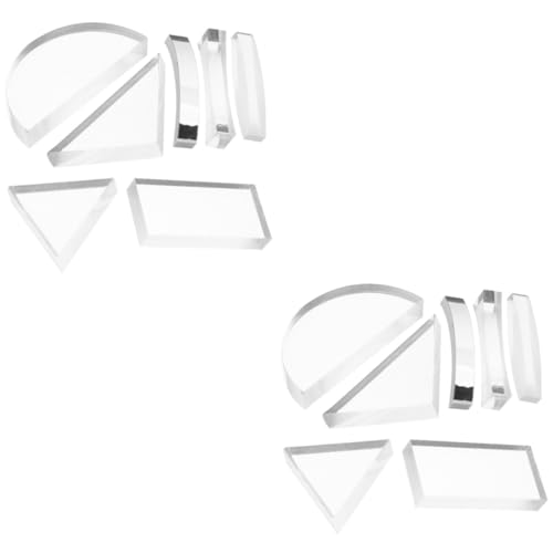 ELAYARD 2 Sätze Optisches Linsenset Konvexe Linsen Physik Labor Ausrüstung Lochbrille Konkave Und Konvexe Linse Konkavlinsen Für Die Wissenschaft Prismen Optik Transparent Glas 7 Stück * 2 ELAYARD 2 Sätze Optisches Linsenset Konvexe Linsen Physik Labor Ausrüstung Lochbrille Konkave Und Konvexe Linse Konkavlinsen Für Die Wissenschaft Prismen Optik Transparent Glas 7 Stück * 2 von ELAYARD