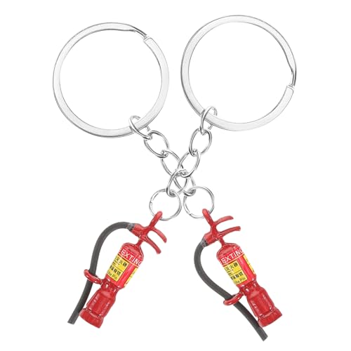ELAYARD 2 Stück Feuerwehr Schlüsselanhänger Mini Feuerlöscher Anhänger Leicht Tragbar Stilvoll Geschenk für Feuerwehrmann Taschen Rucksack Dekoration ELAYARD 2 Stück Feuerwehr Schlüsselanhänger Mini Feuerlöscher Anhänger Leicht Tragbar Stilvoll Geschenk für Feuerwehrmann Taschen Rucksack Dekoration von ELAYARD