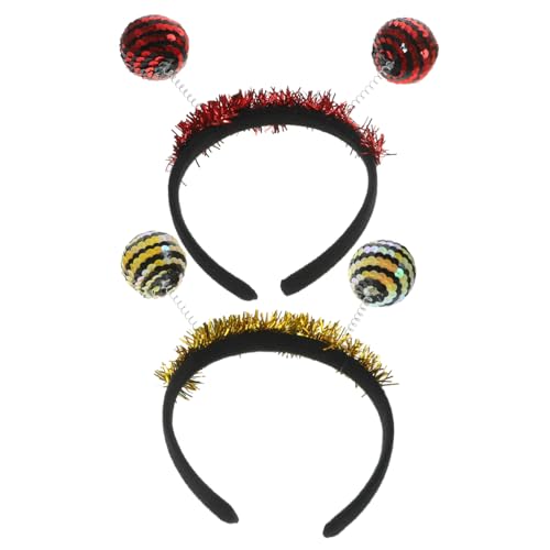 ELAYARD 2 Stück Halloween Kopfschmuck Insekten Haarreif mit Marienkäfer und Bienen Kugeln Langlebiger Haarschmuck für Karneval Party und Halloween Verstellbar für Erwachsene ELAYARD 2 Stück Halloween Kopfschmuck Insekten Haarreif mit Marienkäfer und Bienen Kugeln Langlebiger Haarschmuck für Karneval Party und Halloween Verstellbar für Erwachsene von ELAYARD