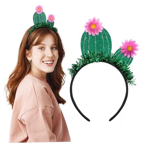 ELAYARD 2 Stück Kaktus Haarband mit Quasten Kreative Kopfbedeckung für Partys Hochzeiten und Besondere Anlässe Grün ELAYARD 2 Stück Kaktus Haarband mit Quasten Kreative Kopfbedeckung für Partys Hochzeiten und Besondere Anlässe Grün von ELAYARD