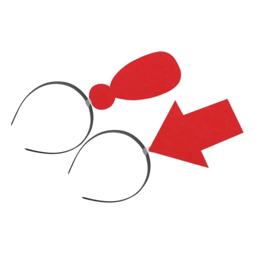 ELAYARD 2 Stück Teiliges Haarband Damen Rote und Ausrufezeichen Stirnbänder Elastisch Lustige Kostüm Accessoires für Halloween Karneval Party ELAYARD 2 Stück Teiliges Haarband Damen Rote und Ausrufezeichen Stirnbänder Elastisch Lustige Kostüm Accessoires für Halloween Karneval Party von ELAYARD