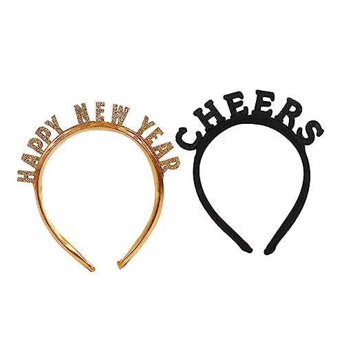 ELAYARD 2 Stück Teiliges Year Haarband Buchstaben Design Leichtes Party Kopfschmuck Neujahrsdekoration Für Silvester Feier Geburtstag Freundin Frau ELAYARD 2 Stück Teiliges Year Haarband Buchstaben Design Leichtes Party Kopfschmuck Neujahrsdekoration Für Silvester Feier Geburtstag Freundin Frau von ELAYARD