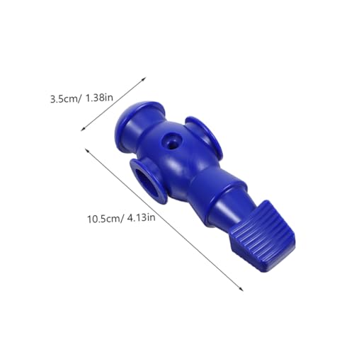 ELAYARD 2 Stück Tischfußball Ersatzspieler Blau Robuste Foosball Figuren Langlebig Einfach zu Montieren für Kickertisch Fußball Zubehör für Familienunterhaltung von ELAYARD