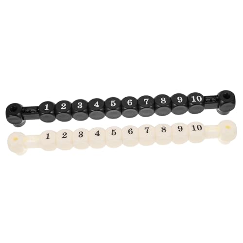 ELAYARD 2 Stück Tischfußball Score Keeper Langlebige Kunststoff Zähler für Tischkicker Spiele Praktische und Kompakte Scoring Marker Geeignet für Fußball Tischkicker und Weitere Desktop von ELAYARD