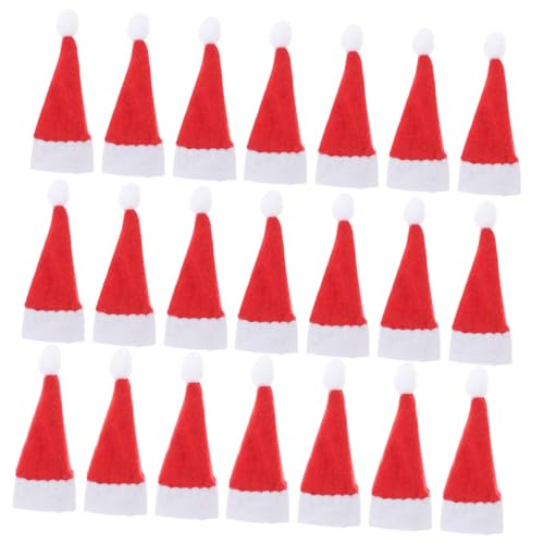 ELAYARD 24 Stck. Mini Weihnachtsmützen aus Filz für DIY Weihnachtsdeko Lollipop Dekoration Mini Hut für Party und Basteln Kompakt Leicht Sicher für Weihnachten und Festtagsdeko ELAYARD 24 Stck. Mini Weihnachtsmützen aus Filz für DIY Weihnachtsdeko Lollipop Dekoration Mini Hut für Party und Basteln Kompakt Leicht Sicher für Weihnachten und Festtagsdeko von ELAYARD