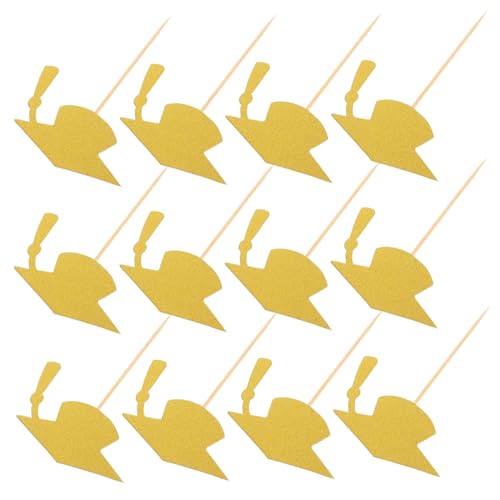 ELAYARD 24 Stück Teiliges Abschlusskuchen Goldene Graduation Cap Cake Toppers Vielseitige Tortendeko für Abschlussfeier Einfach zu Verwenden Kreative Partydekoration für Schulfeiern ELAYARD 24 Stück Teiliges Abschlusskuchen Goldene Graduation Cap Cake Toppers Vielseitige Tortendeko für Abschlussfeier Einfach zu Verwenden Kreative Partydekoration für Schulfeiern von ELAYARD