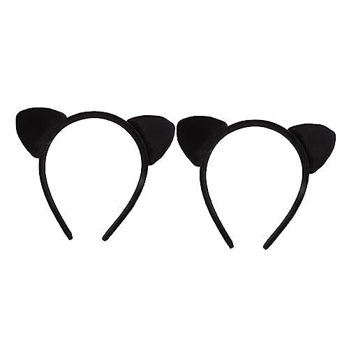 ELAYARD 2Stücke Katzenohren Haarreif Süßes Cosplay Headband für Kostümpartys und Fotoshootings Accessoire für Damen von ELAYARD
