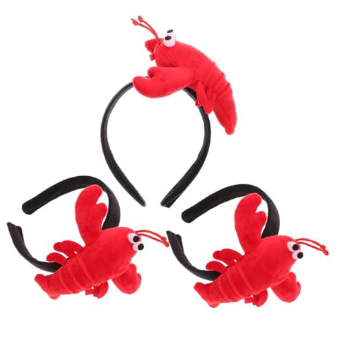ELAYARD 3 Stück Teiliges Plüsch haarreif Niedlichen Kleinen Flusskrebs ohren Lustiger Kopfschmuck für Festliche Partys Fotografie Langlebiges Material Sicher und Komfortabel ELAYARD 3 Stück Teiliges Plüsch haarreif Niedlichen Kleinen Flusskrebs ohren Lustiger Kopfschmuck für Festliche Partys Fotografie Langlebiges Material Sicher und Komfortabel von ELAYARD