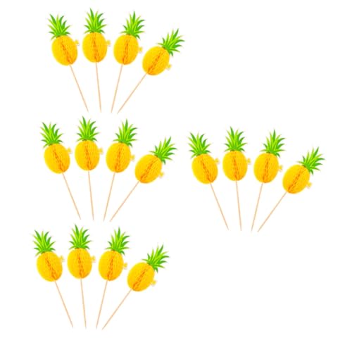 ELAYARD 30 Stück Teiliges Hawaiianisches Cake Picks Dekorative Tortendeko mit Tropischem Ananas Design Buntes Partyzubehör für Kuchen Cupcakes und Dessertdeko Einfach Einzustecken ELAYARD 30 Stück Teiliges Hawaiianisches Cake Picks Dekorative Tortendeko mit Tropischem Ananas Design Buntes Partyzubehör für Kuchen Cupcakes und Dessertdeko Einfach Einzustecken von ELAYARD