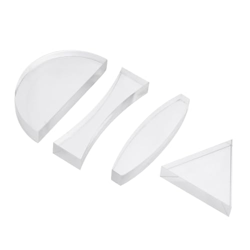 ELAYARD Lehrset Für Optische Linsen 4-teiliges Acryl-linsen Konvex Konkav Hochpräzise Physik-laborausrüstung ELAYARD Lehrset Für Optische Linsen 4-teiliges Acryl-linsen Konvex Konkav Hochpräzise Physik-laborausrüstung von ELAYARD
