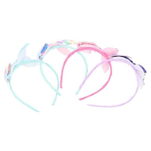 ELAYARD 4 Stück Teiliges Haarband Pailletten Mermaid Design Bunte Haarschmuck Stirnbänder für Mädchen Party Kostüm Langlebig und Bequem als und Foto Requisite ELAYARD 4 Stück Teiliges Haarband Pailletten Mermaid Design Bunte Haarschmuck Stirnbänder für Mädchen Party Kostüm Langlebig und Bequem als und Foto Requisite von ELAYARD