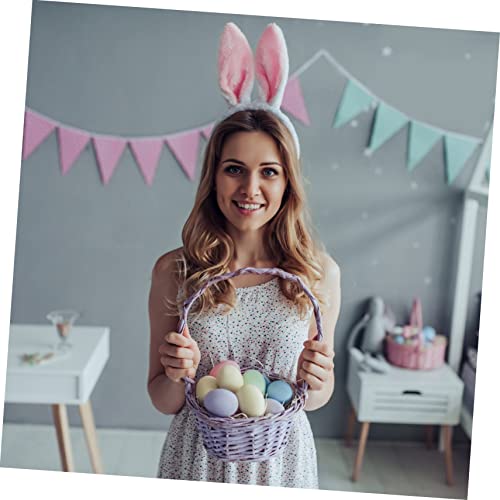 ELAYARD 4 Stück Teiliges Hasenohren Stirnband für Buntes Party Haarband mit Süßen Kaninchenohren Weiches Bequemes Material für Geburtstagsfeiern und Kostüm Cosplay von ELAYARD